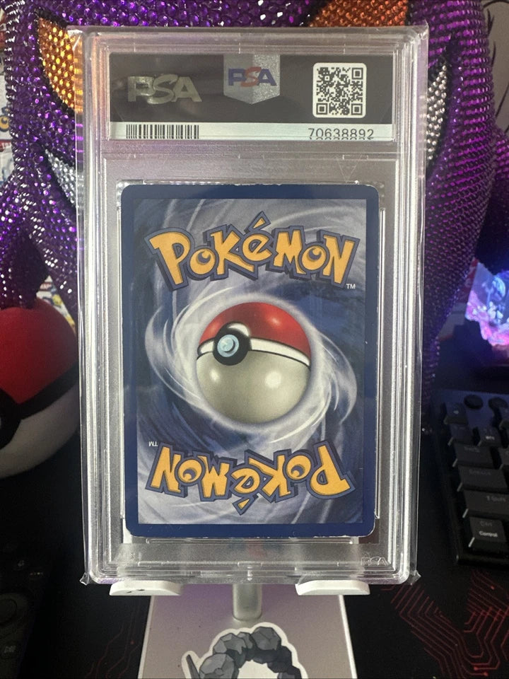 Charizard Base Set PSA 4 slab back